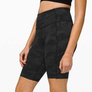 Lululemon Fast and Free Short 10" Incognito Camo Multi Grey